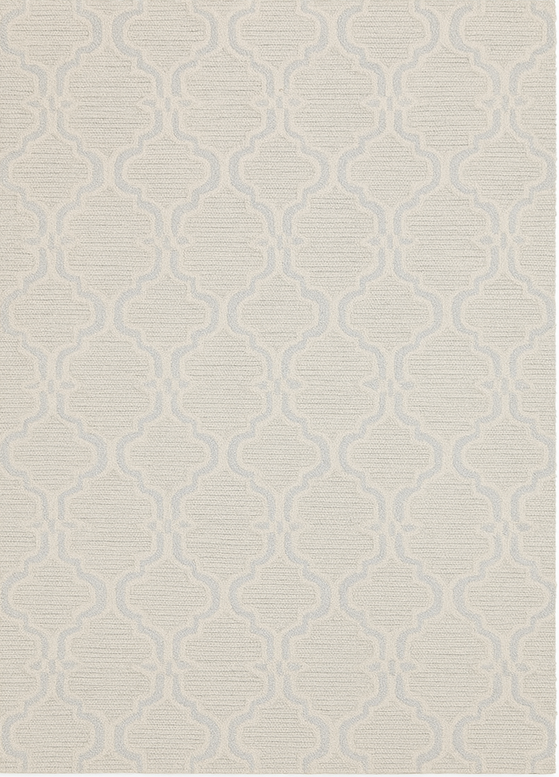 Elegant Beige Geometric Area Rug 5x8 for Living Room or Bedroom