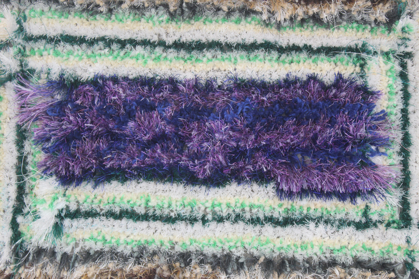 PURPLE AND GREEN MIX SHADE DOORMATS