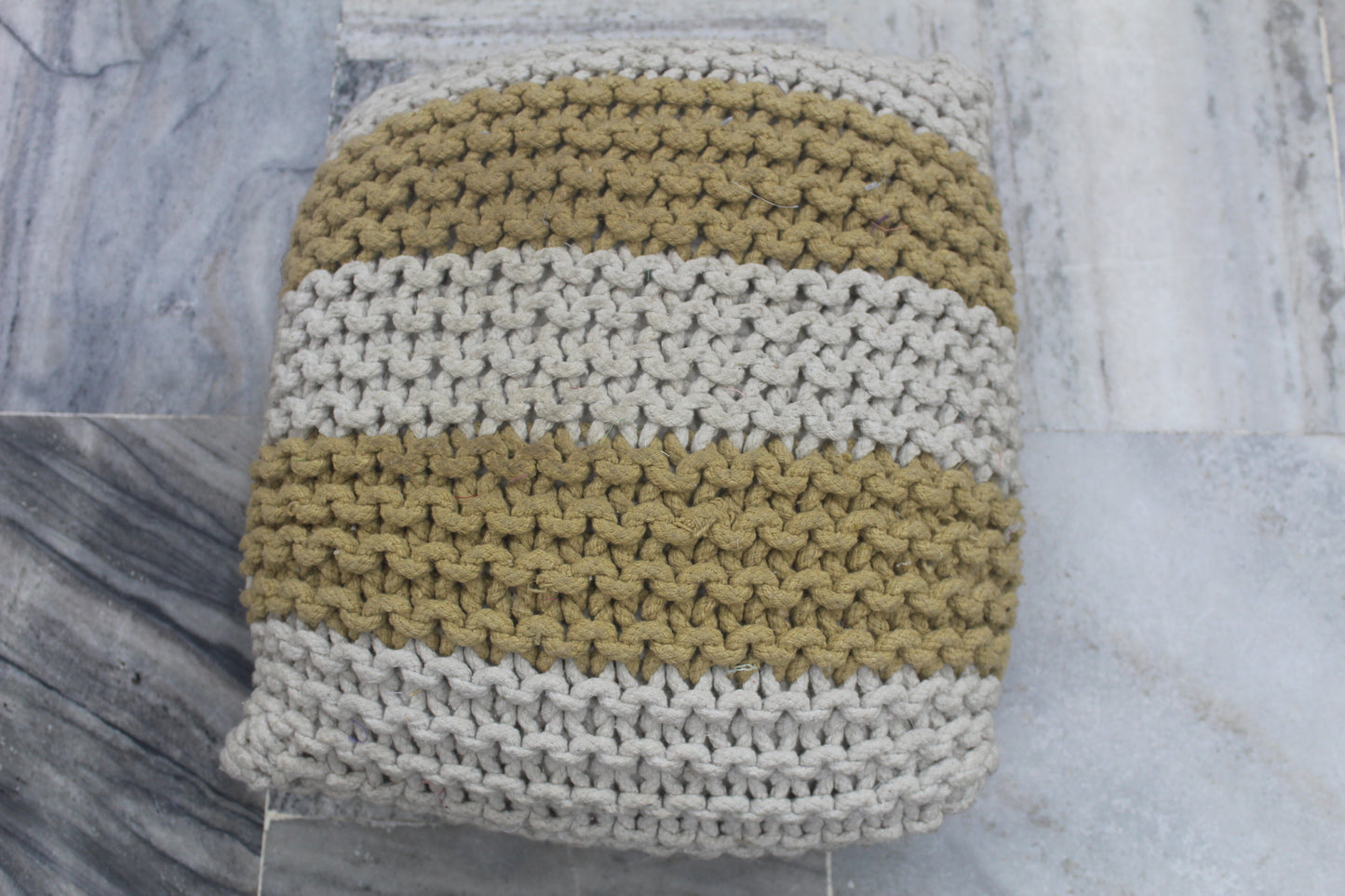 HAND WOVEN INTERMIX KNOT CUSHION COVER