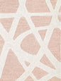 ORANGE AND IVORY GEOMETRICAL PATTERN HAND TUFTED 2X4 AREA RUG