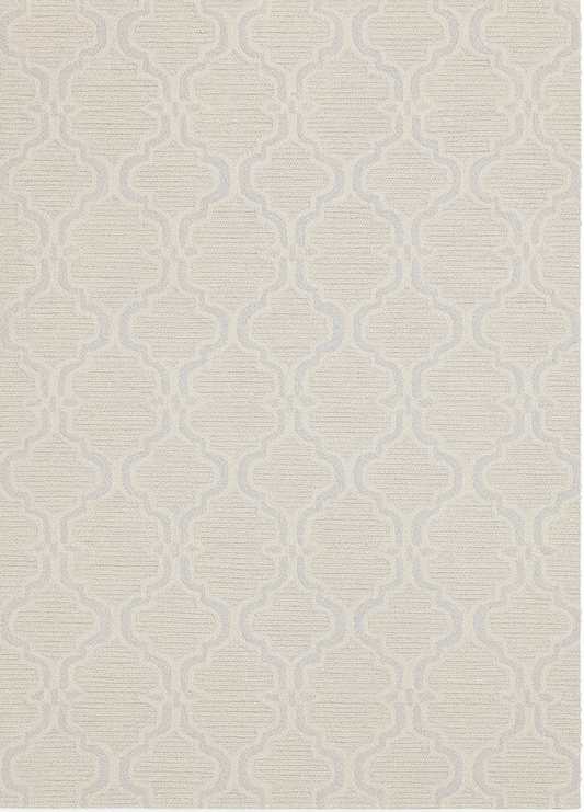 Elegant Beige Geometric Area Rug 5x8 for Living Room or Bedroom