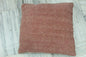 JUTE MAROON PATTERN CUSHION COVER WITH CUSHION