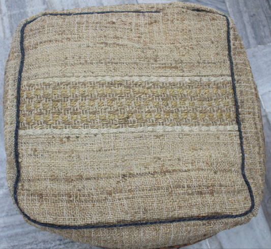 JUTE HANDMADE POUF