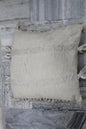 JUTE CUSHION COVER WITH SILK KNOT