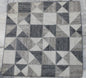 JUTE PLAIN GEOMETRICAL DESIGN CUSHION COVER