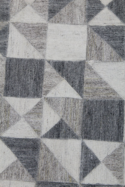 JUTE PLAIN GEOMETRICAL DESIGN CUSHION COVER