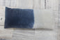 BLUE AND WHITE COLOR GRADIENT CUSHION COVER