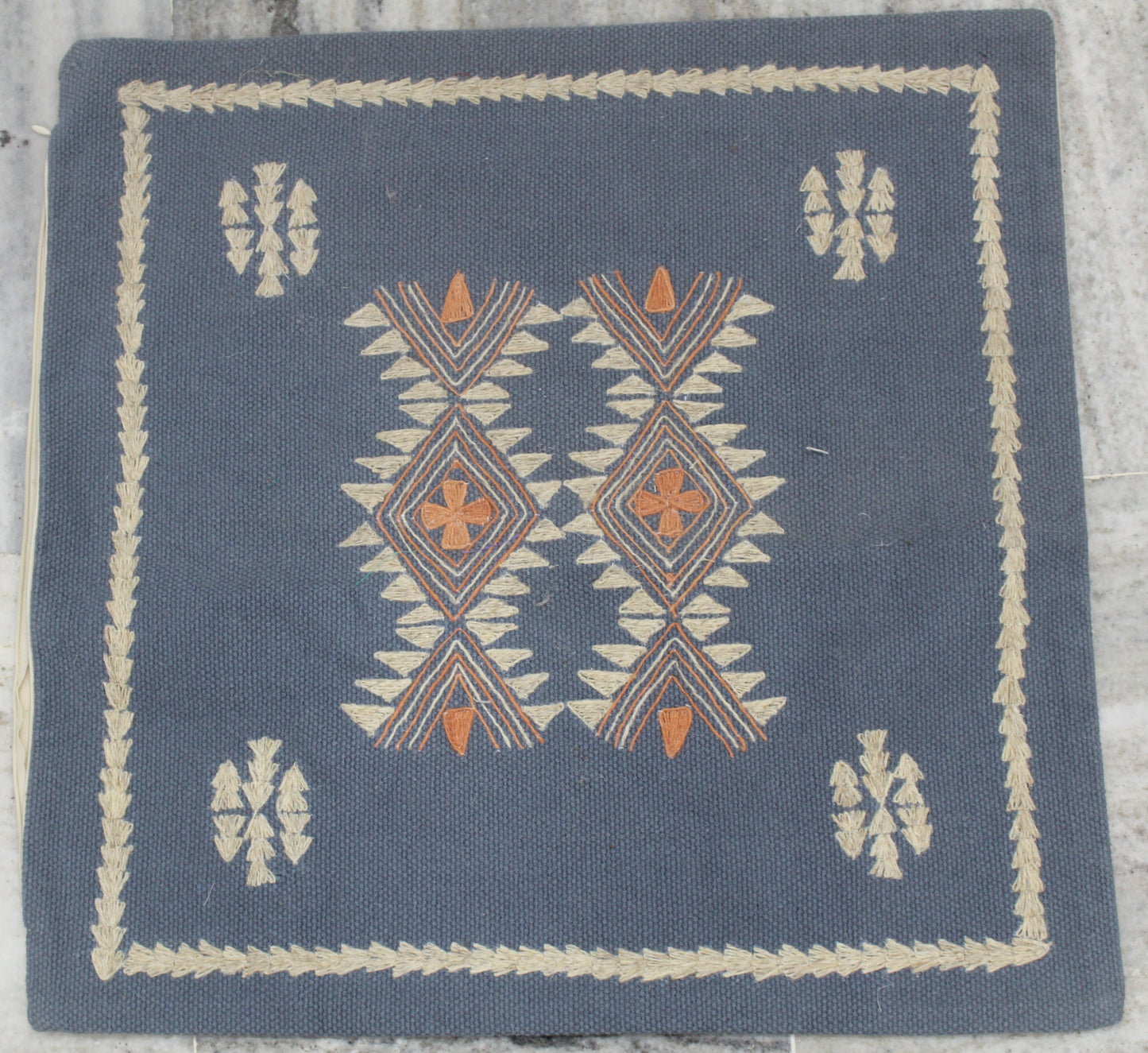 HISTORICAL SHADE JUTE CUSHION COVER
