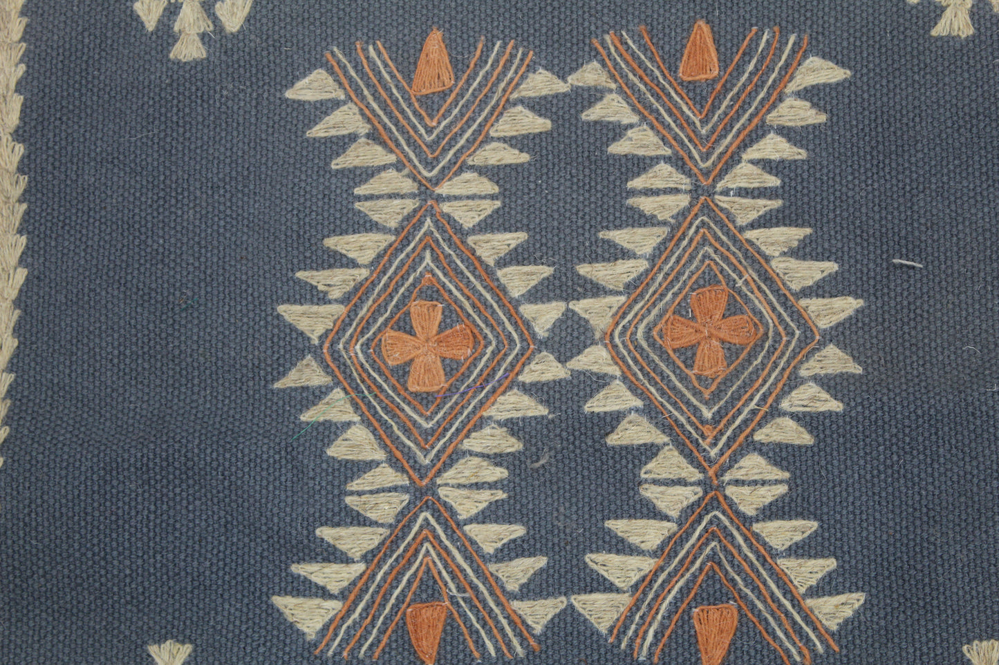 HISTORICAL SHADE JUTE CUSHION COVER