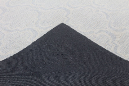 Elegant Beige Geometric Area Rug 5x8 for Living Room or Bedroom