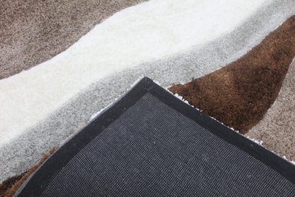 Soft Modern Area Rug with Wavy Stripes – Cozy Home Accent